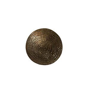 Round Mosaic Pattern Western-Style Pendant Antique Silver Finish